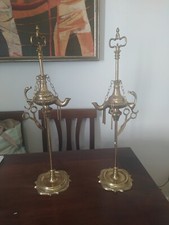 COPPIA LAMPADE AD OLIO