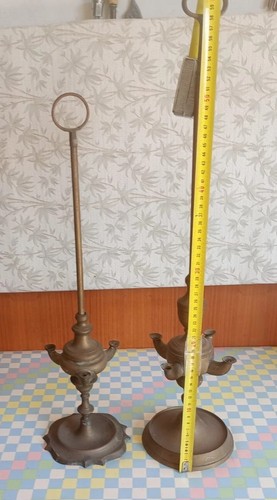 Coppia lucerne lampada - coppia, olio