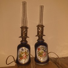 COPPIA LAMPADE AD OLIO