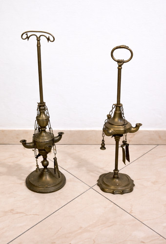 Coppia lampade olio - coppia,