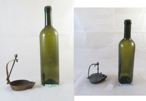 Due lampade olio - due, antiche