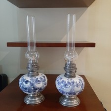 Coppia di Lampade ad olio