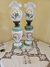 2 Lampade ad Olio Vetro