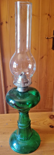 Lampada olio vintage vetro - olio,